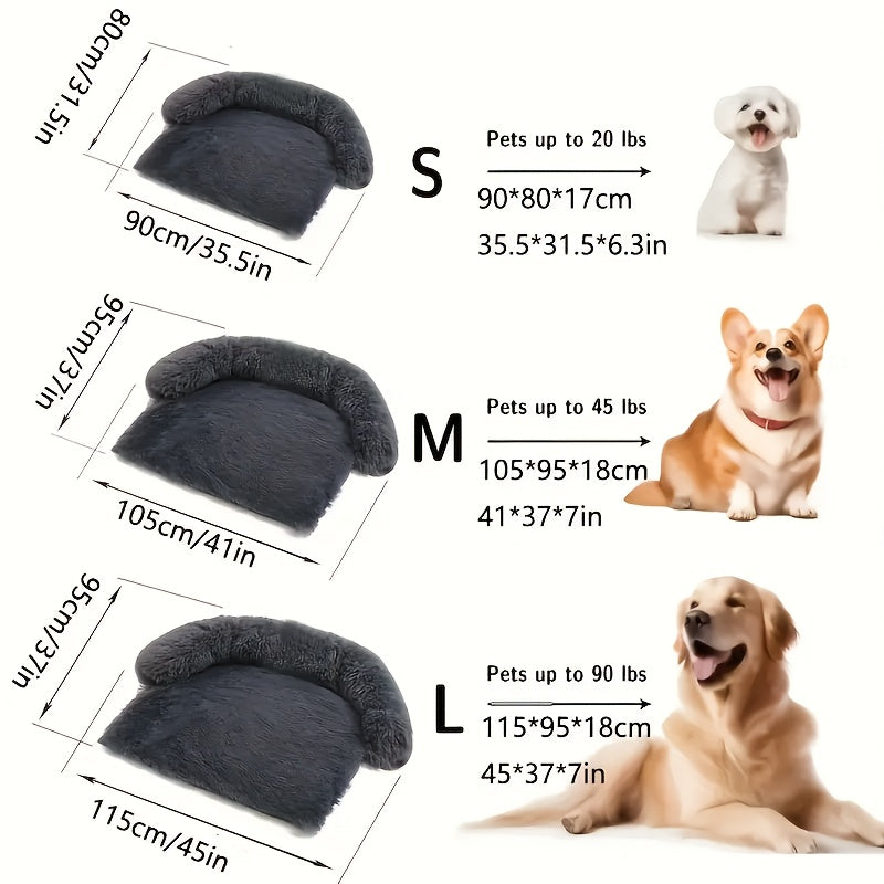 Winter warm summer breathable! Removable and washable design for easy care, thickened non-slip cushion to protect the floor, multi-size suitable for cats/small and medium-sized dogs