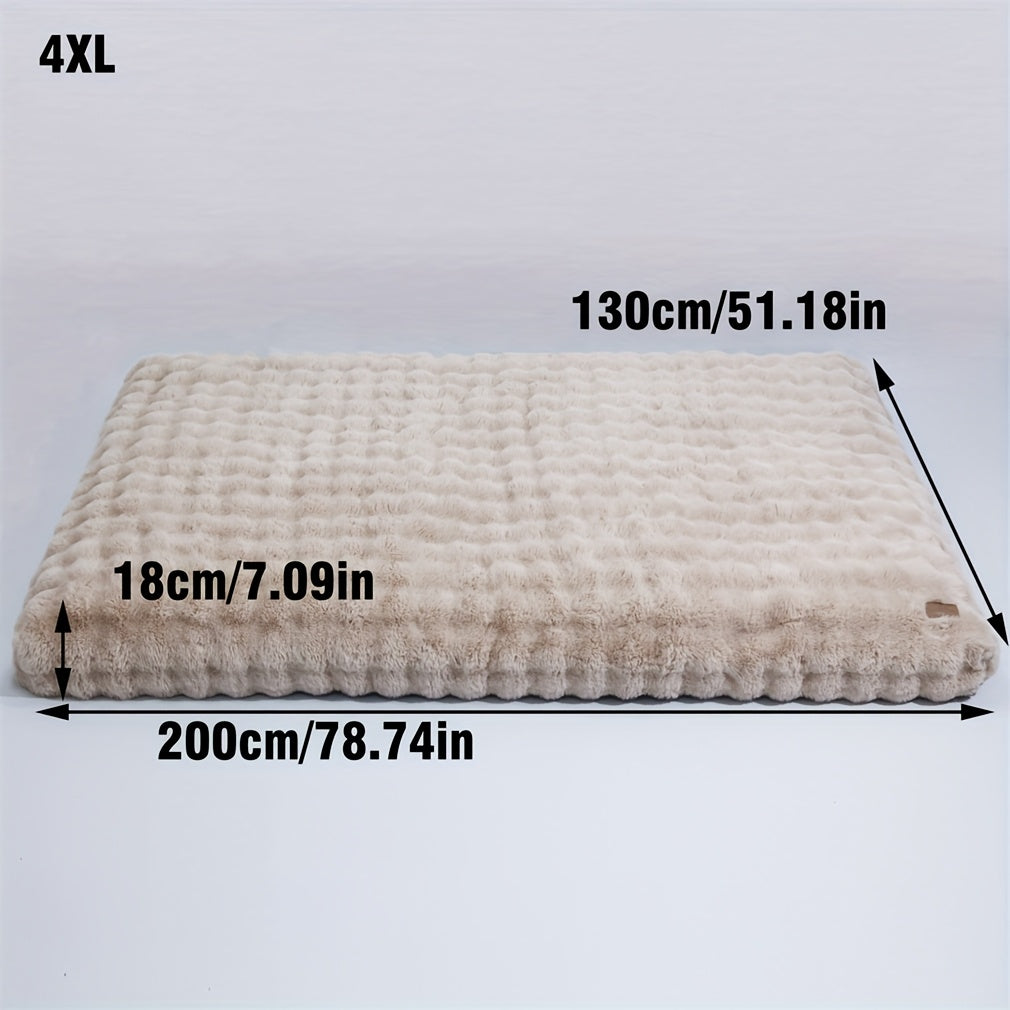 Bingopaw Large Dog Bed - Thick Foam Base & Removable Cover, Multiple Sizes (M-XXXXL), Plush Sponge Pet Bed for Medium/Small/Large Dogs & Cats, Cozy Sleeping Area with Removable Cover, Dog Bed, Cozy Pet Furniture, Plush Pet Bed, Durable Pet Furniture