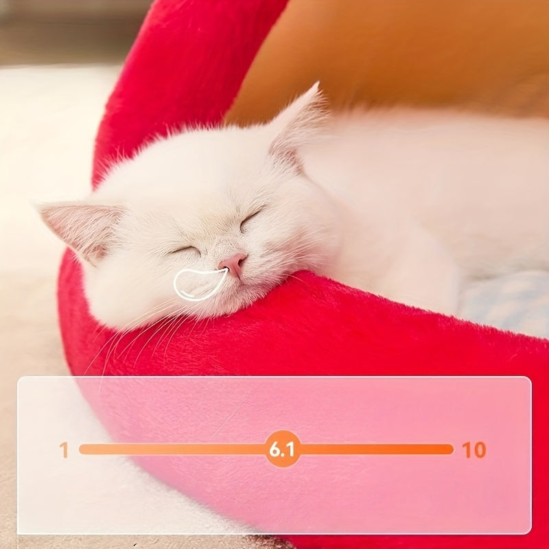 Four-Season Universal Cat Tent, House-Shaped Foldable Pet Bed with Creative Design for Small Dogs and Kittens, Teddy Dog Mat, Comfortable Breathable