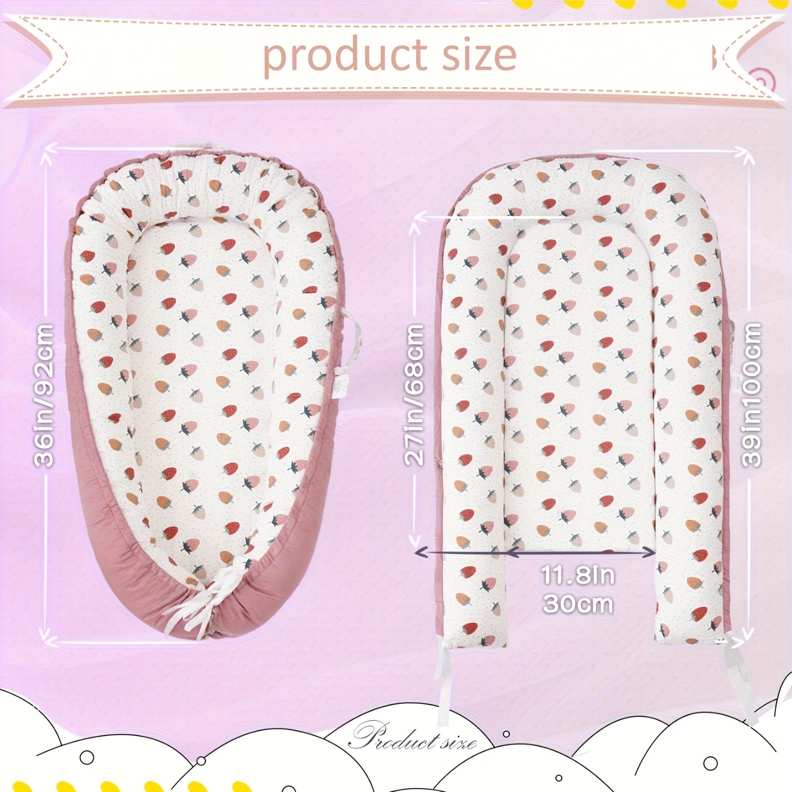 [Soft Portable Pet Bed] Soft, Lightweight & Comfortable Portable Pet Bed - Detachable & Washable, Breathable Mattress with Cute Cartoon Design, Travel-Friendly for Dogs & Cats, Home & On-the-Go Use, Petfriendly Bed, Playful Bedding, Plush Fabric