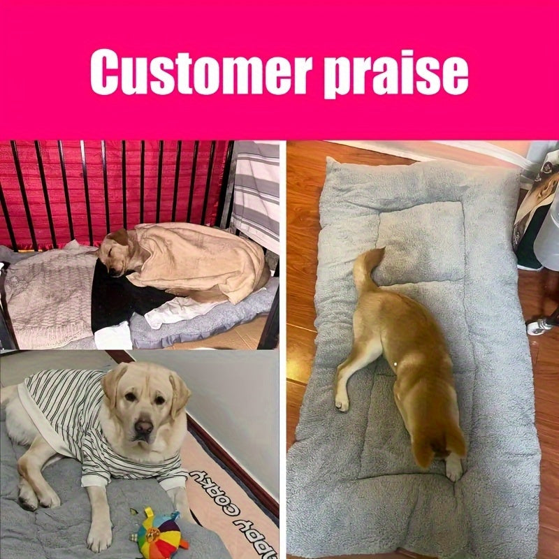 Extra Large Plush Cat and Dog Sofa Bed - Suitable for Small to Large Dogs and Cats, Thick Soft Pet Mat, Comfortable Polyester Filling, Ideal Gift for Dog Lovers and Cat Enthusiasts, Modern Pet Bed | Durable Pet Bed, Perfect for 15 Bedroom Types