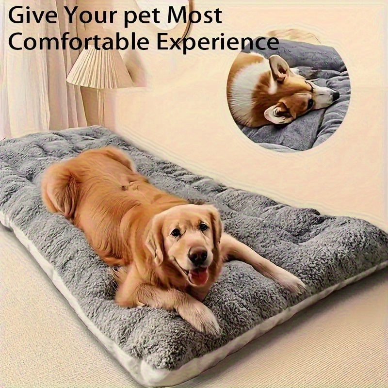 Extra Large Plush Cat and Dog Sofa Bed - Suitable for Small to Large Dogs and Cats, Thick Soft Pet Mat, Comfortable Polyester Filling, Ideal Gift for Dog Lovers and Cat Enthusiasts, Modern Pet Bed | Durable Pet Bed, Perfect for 15 Bedroom Types
